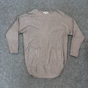 Meo Meli Brown Wool Blend Knit Pullover Jumper Sweater Women's One Size